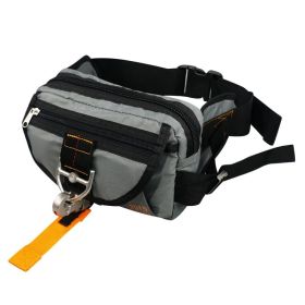 Tactical Military Waist Fanny Pack for Outdoor Hiking & Trip (Color: Gray, Type: Waist Bag)